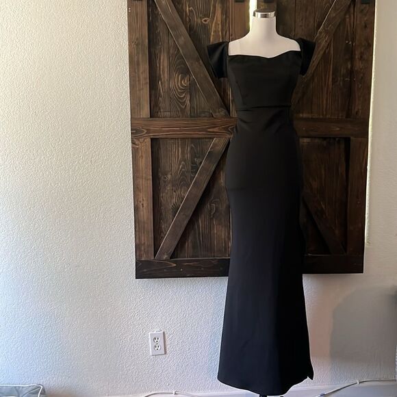 New Elegant Front Slit Formal Party Long Mermaid Dress - Picture 6 of 14